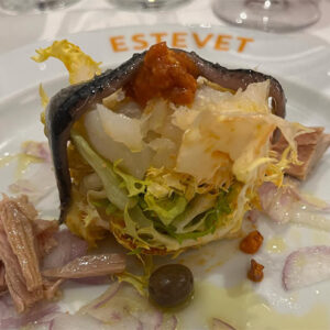 Imatge d'una plat de xató del Restaurant Ca L'Estevet