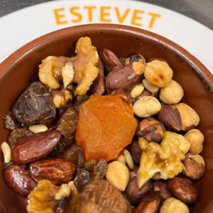 Imatge d'una plat de postre de músic de Ca L'Estevet